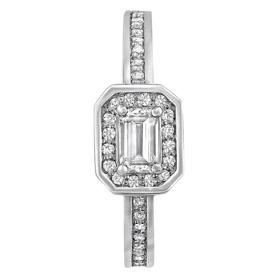 Alex Soldier Anello di fidanzamento in oro con diamante, unico nel suo genere, Made in NYC