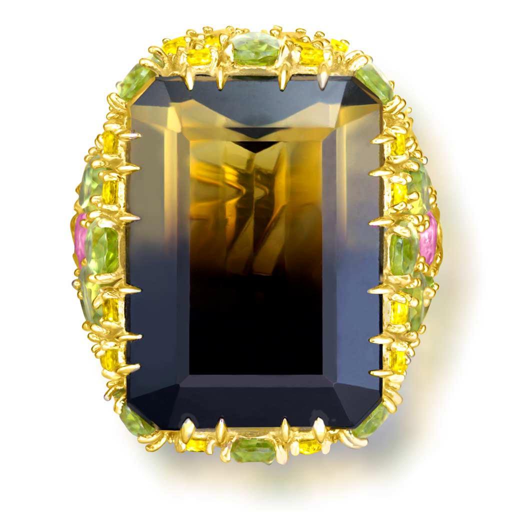 Une collection colorée de pierres précieuses rares et époustouflantes forment ensemble une fleur spectaculaire qui prend vie avec une touche de charme et d'allure féminins que nous donne Mère Nature. La collection magique Blossom d'Alex Soldier rend