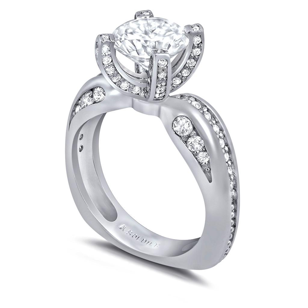 Curve eleganti e raffinate si intrecciano e si trasformano in un bellissimo capolavoro di amore e sensualità. La collezione Modern Sensuality di Alex Soldier offre una scelta illimitata di anelli di fidanzamento che fanno al caso tuo, da semplici