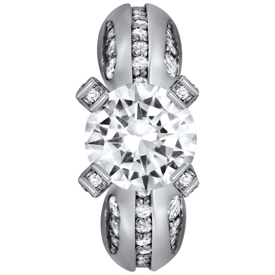 Alex Soldier - Anello di fidanzamento in oro con diamanti - Sensualità moderna