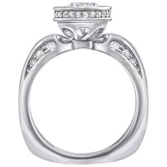 Alex Soldier Modern Sensuality Diamond White Gold Engagement Wedding Ring