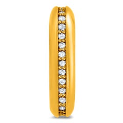 Alex Soldier Modern Sensuality Diamond Yellow Gold One Unity Wedding Band