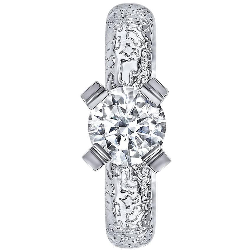 Alex Soldier Bague de fiançailles en or avec diamant et princesse Faite à la main à NYC