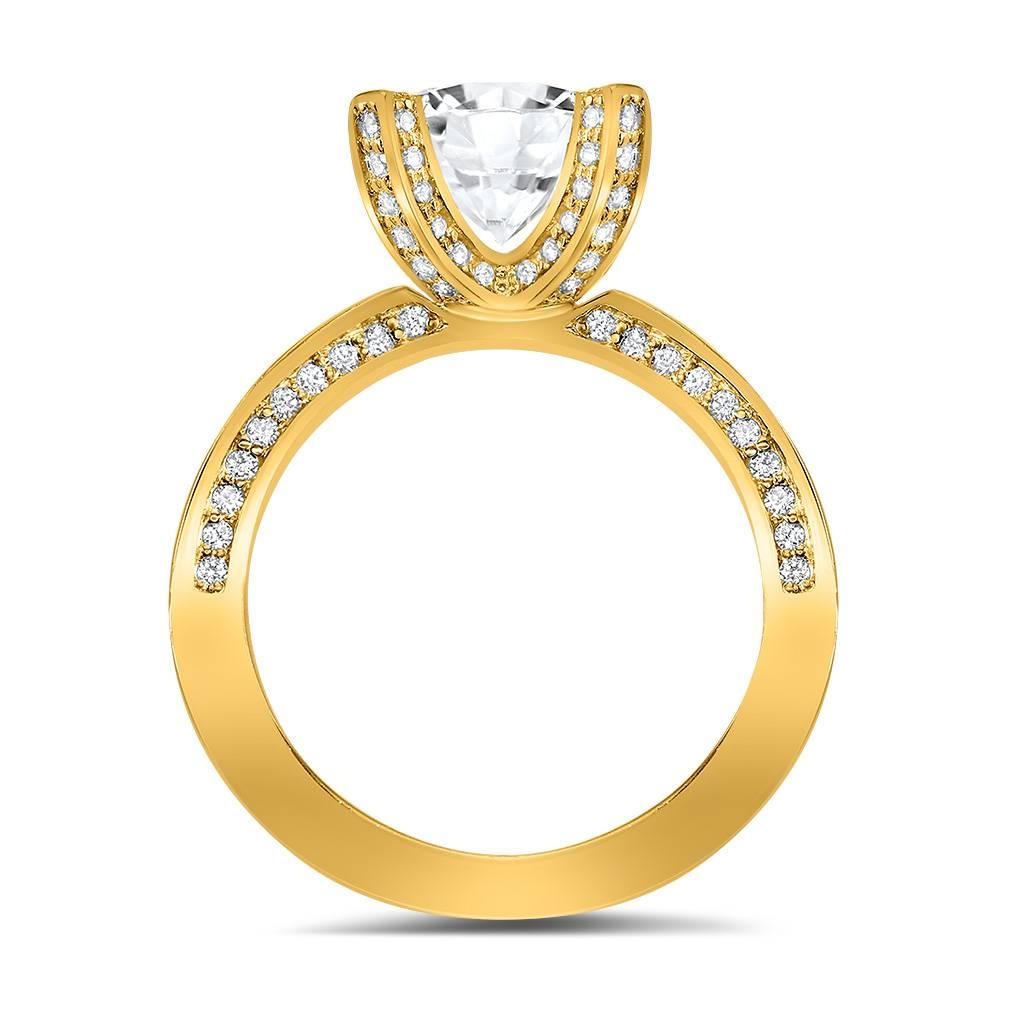 Contemporain Bague de fiançailles en or Alex Soldier Princesse Diamant Unique en son genre Fait à la main à NYC en vente