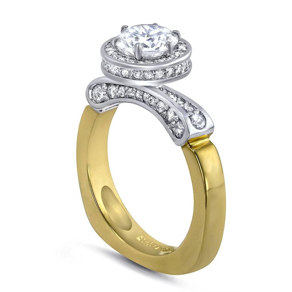 Artisan Alex Soldier Bague de fiançailles en or 18k et diamants Faite à la main à NYC en vente