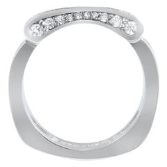 Alex Soldier Serendipity, fascia di diamanti e platino. Realizzato a mano a NYC.