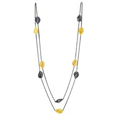 Rhodium Chain Necklaces