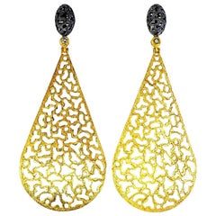 24k Gold Drop Earrings