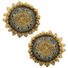 Alex Soldier Sunflower Earrings