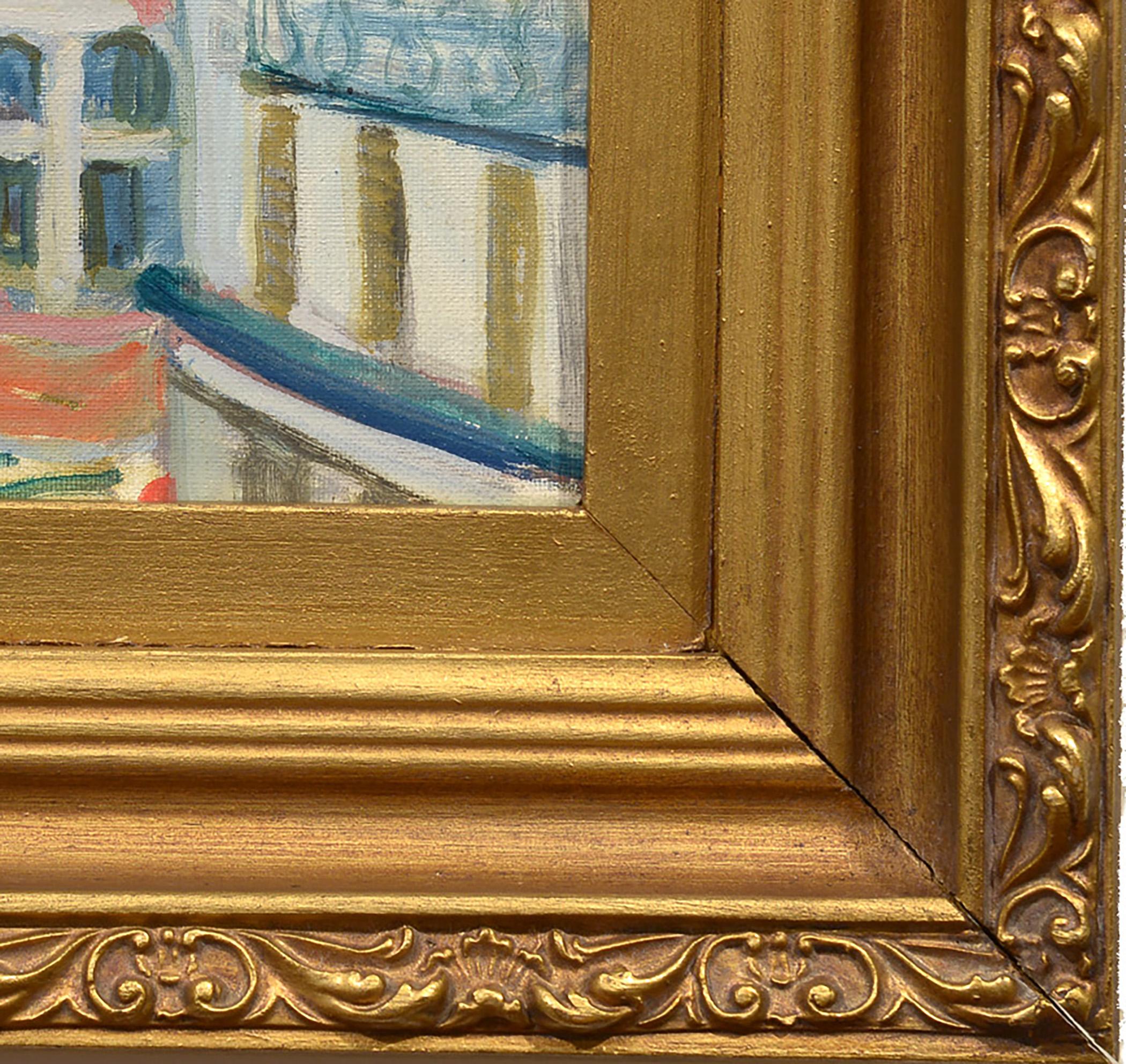 Cannes, Francia, Scuola di Parigi, Impressionismo, Paesaggio urbano in vendita 1