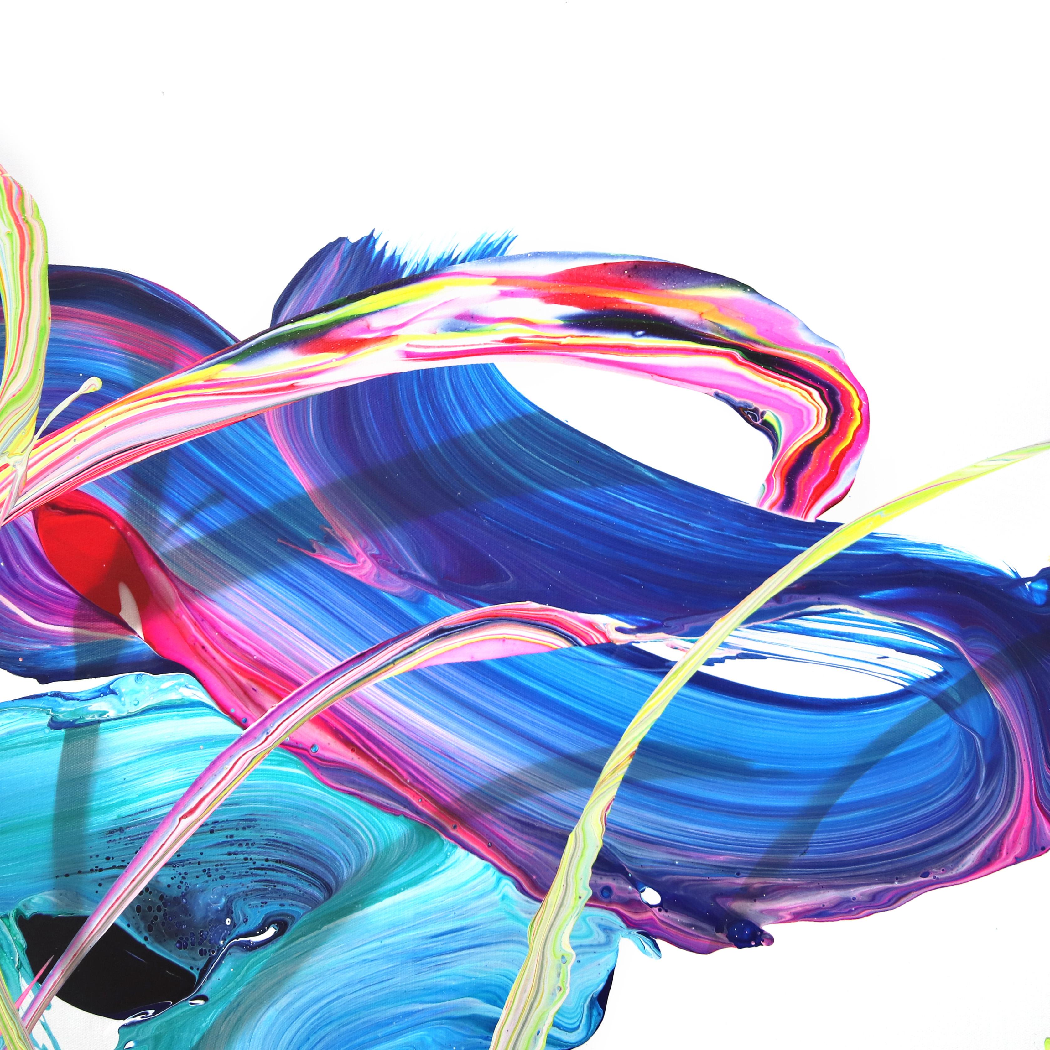 av_1014-15 (Dittico) - Pittura astratta colorata originale contemporanea in vendita 4