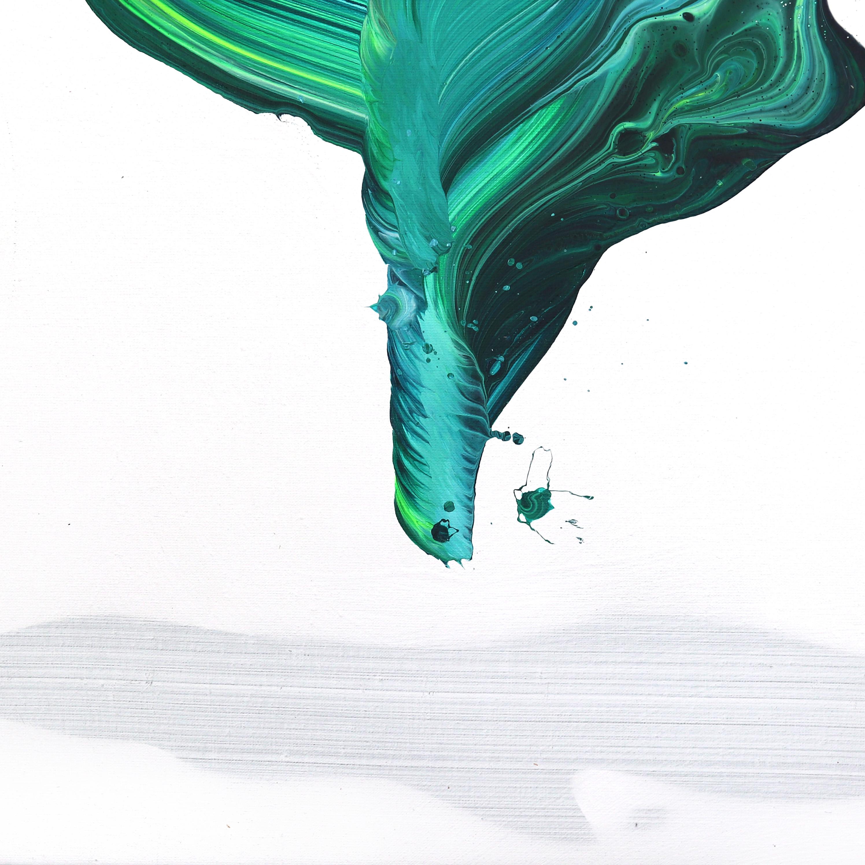 Le coloratissime opere astratte dell'artista rumeno Alex Voinea sono ispirate da esperimenti di pittura versata su superfici vibranti, come altoparlanti a tutto volume. Alex Voinea collabora con il caso per evocare l'energia del momento. Proiezioni