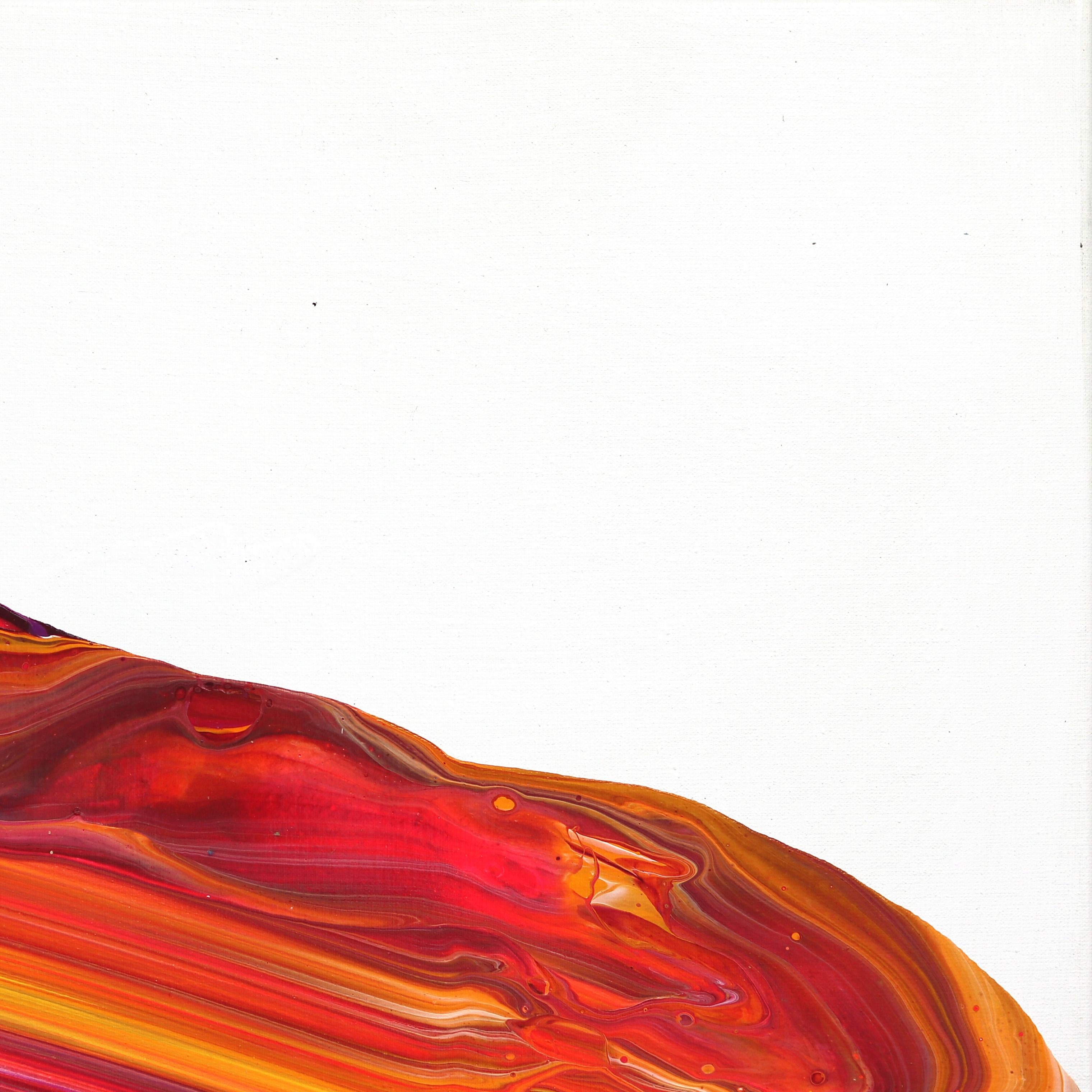av_932 - Pittura astratta contemporanea originale con texture colorata su tela in vendita 2