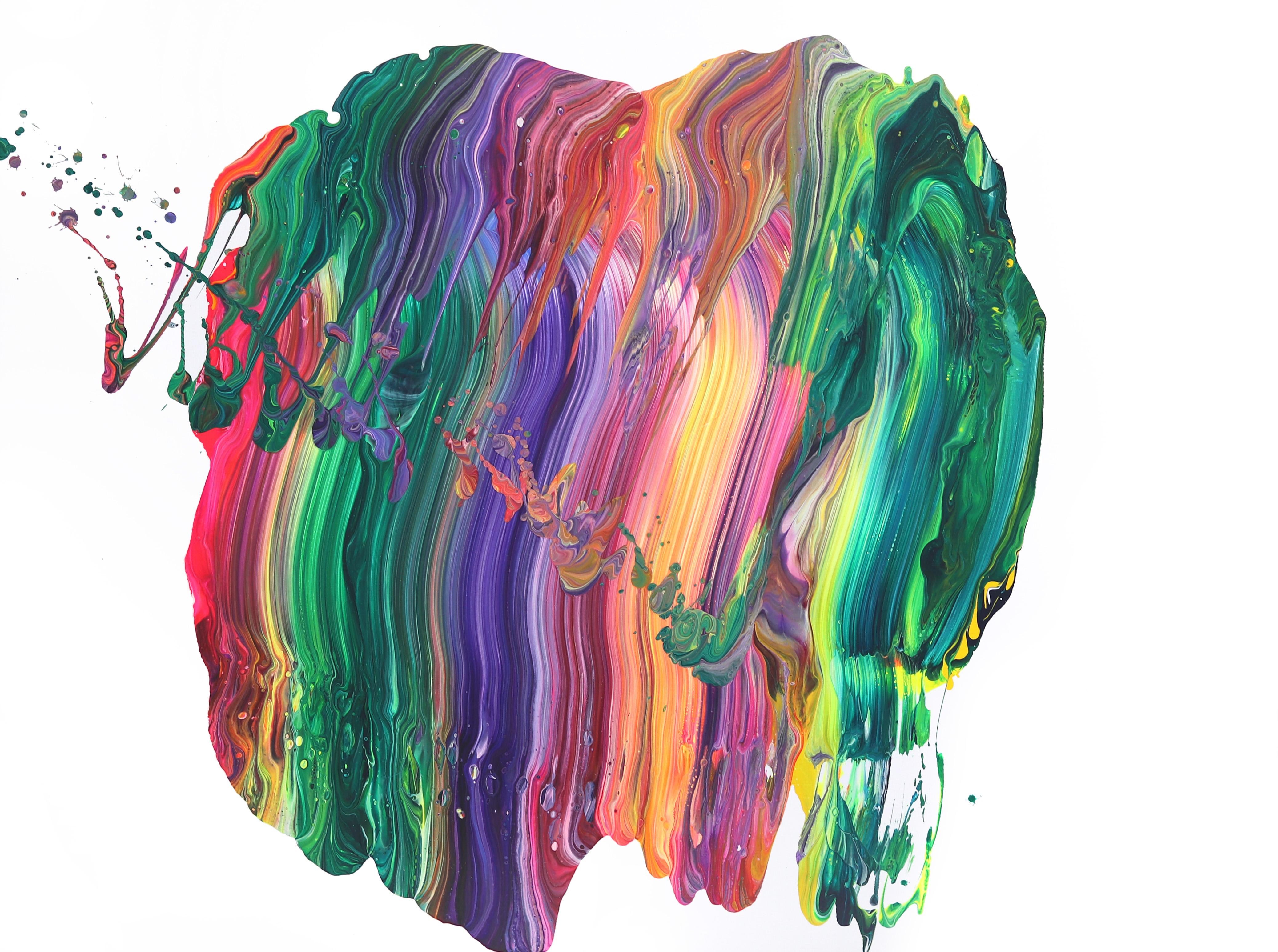 Abstract Painting di Alex Voinea - av_937 - Pittura astratta contemporanea originale con texture colorata su tela