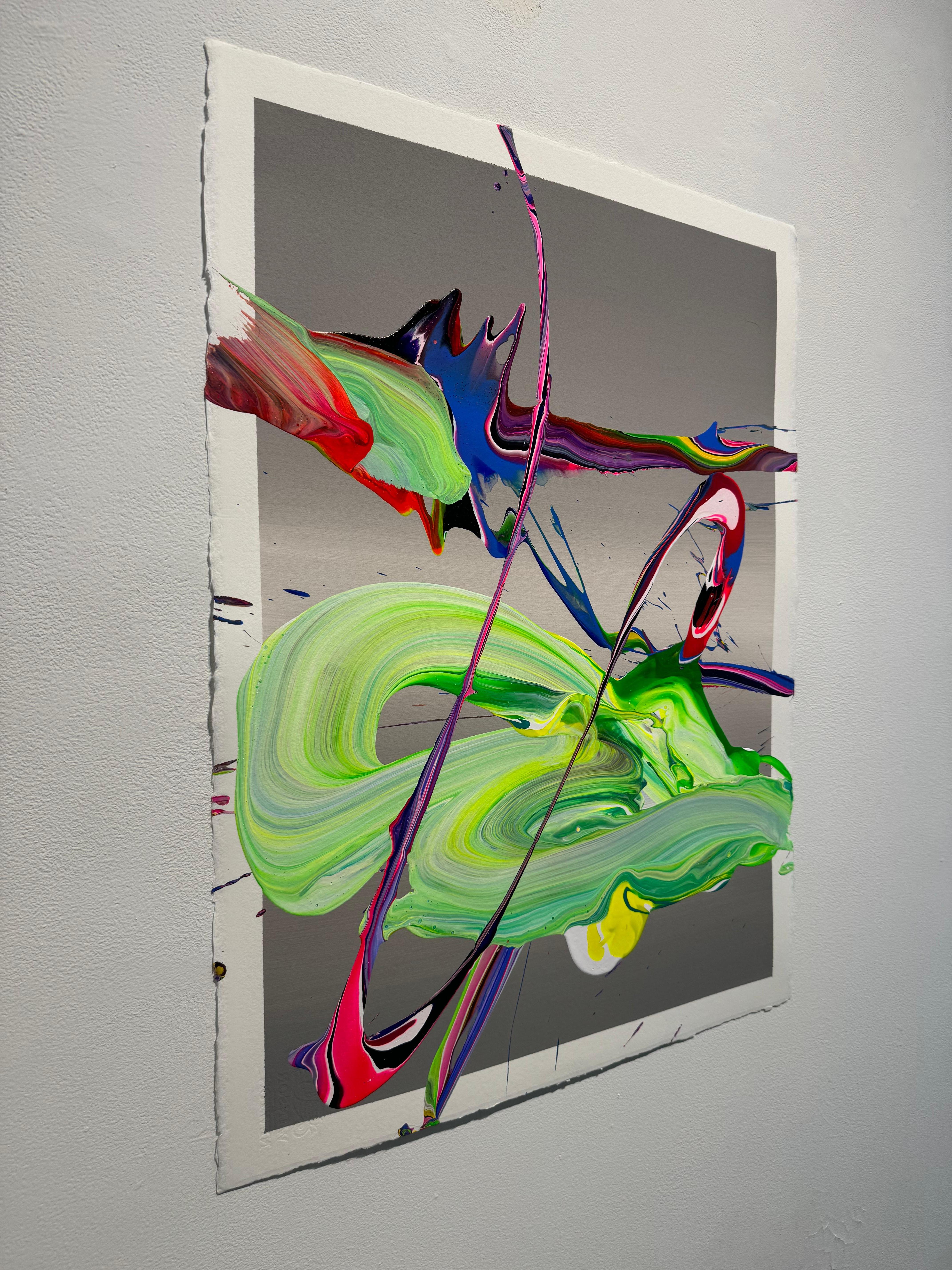 AVP 1066 - Abstract Painting Grigio di Alex Voinea