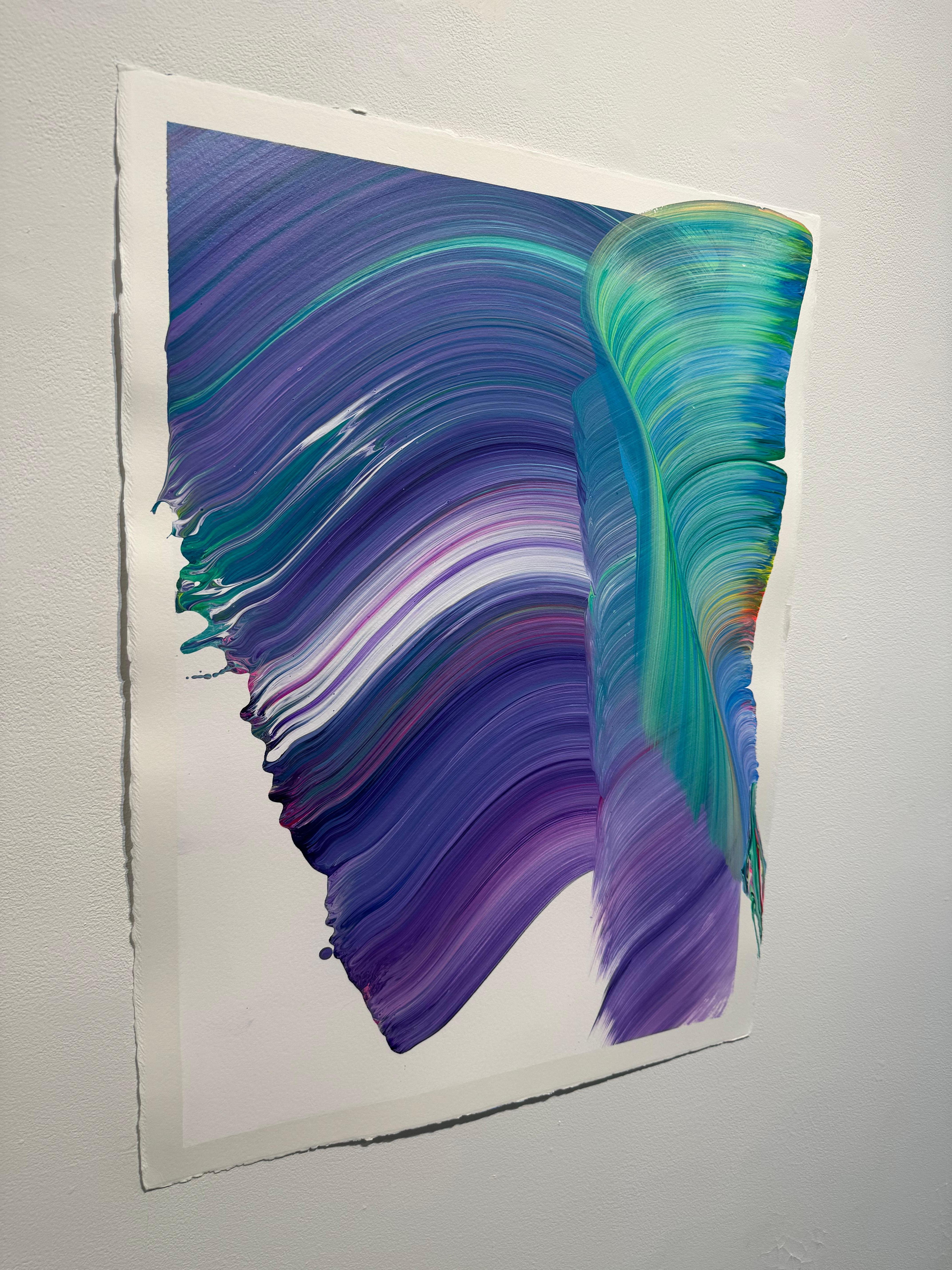 AVP 1158 - Abstract Painting Viola di Alex Voinea