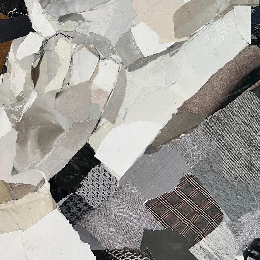Zeitgenössische Collage von Alex Wetmore.

Wetmore fertigt seit 2013 Collagen an, bei denen sie abgerissene Farbmuster aus Zeitschriften als Palette verwendet. Das Collagieren begann als Hobby und entwickelte sich später zu einer Leidenschaft. Sie