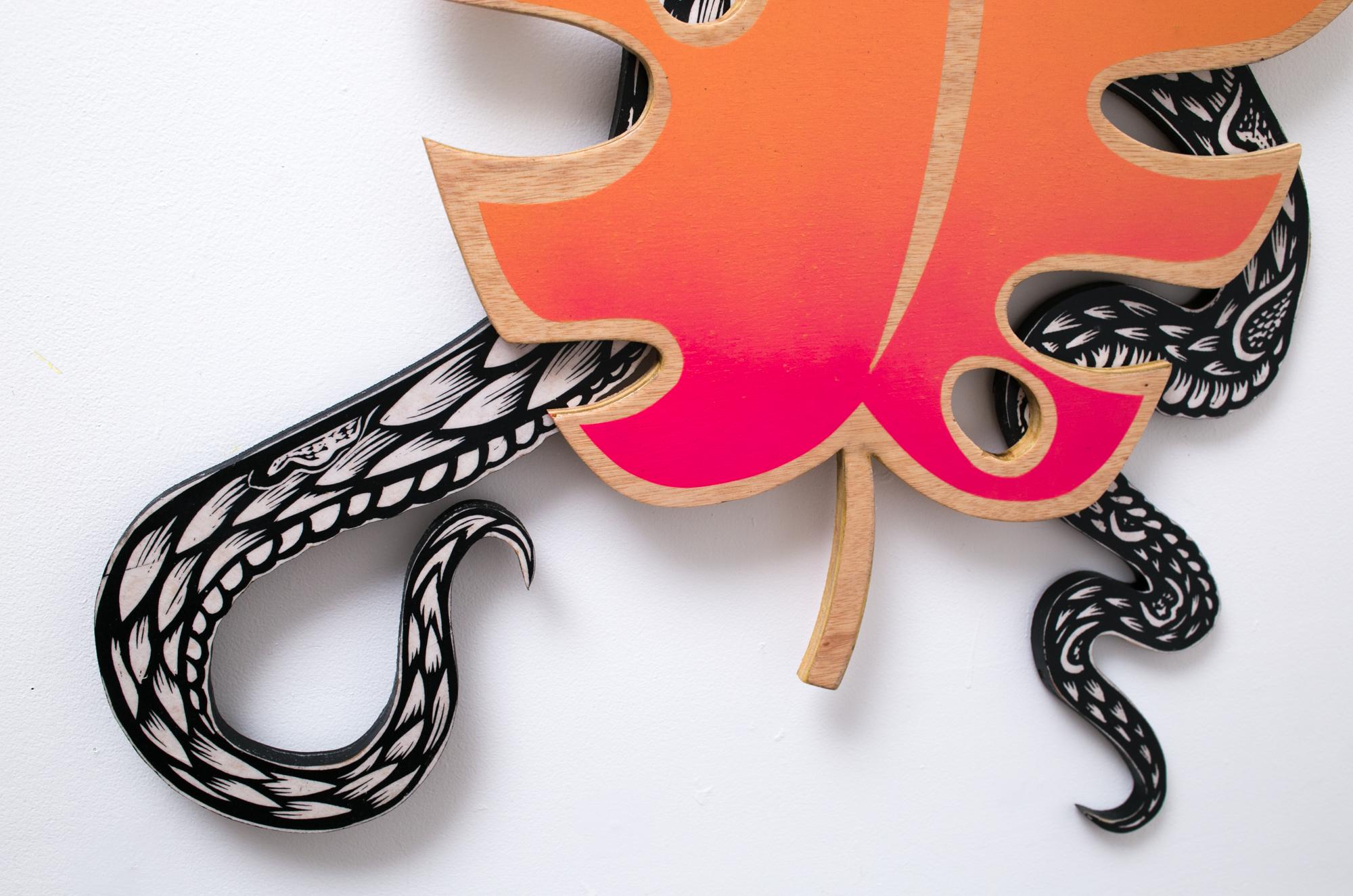 Hoja caliente - Sculpture de Alex Yanes