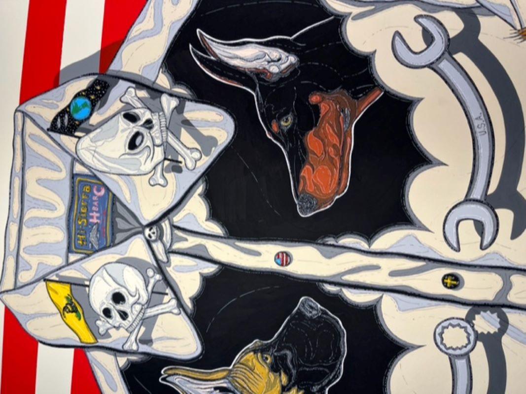 Le mie opere recenti, composte da gouache su carta, esplorano per estrarre la mia definizione di 