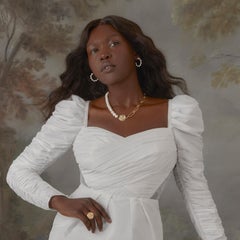 Alexa Gold Vermeil Pearl Necklace