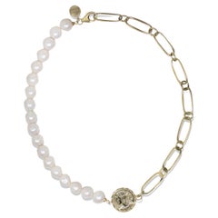 Alexa Gold Vermeil Perlenkette