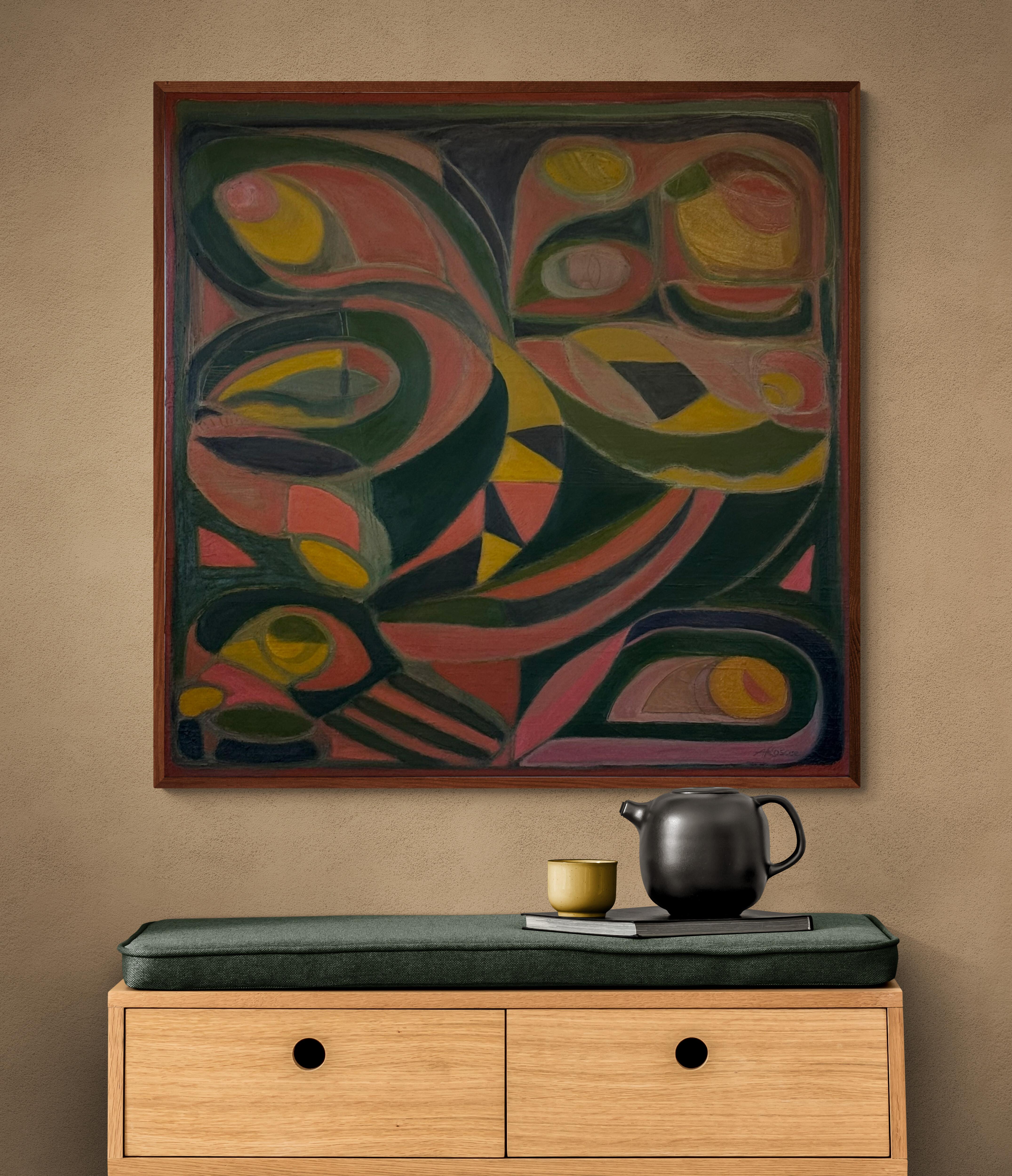 Boogie Woogie no.1, Abstrakt, Zeitgenössisch, Landschaft, Natur im Angebot 4