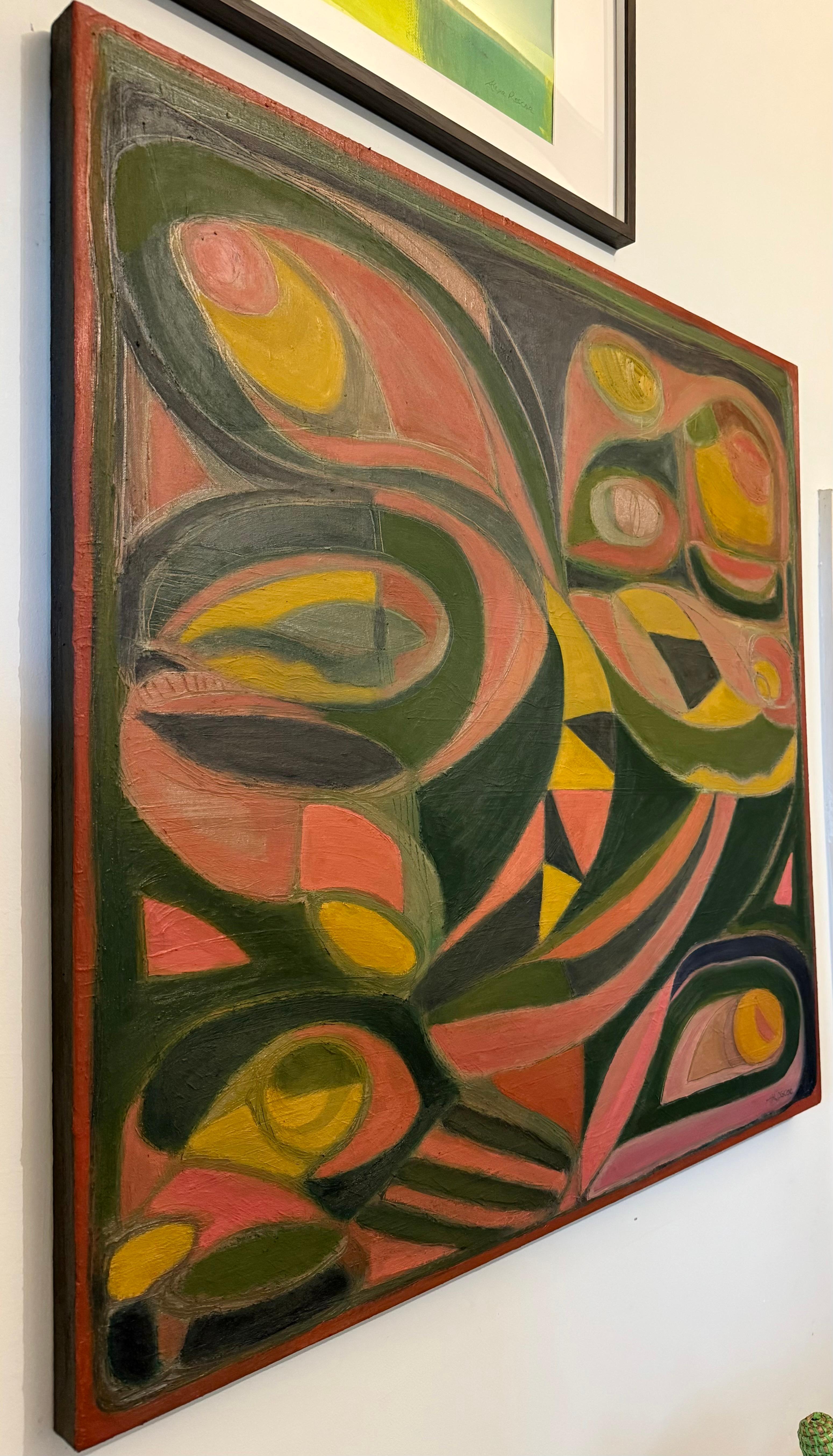 Boogie Woogie no.1, Abstrakt, Zeitgenössisch, Landschaft, Natur im Angebot 5