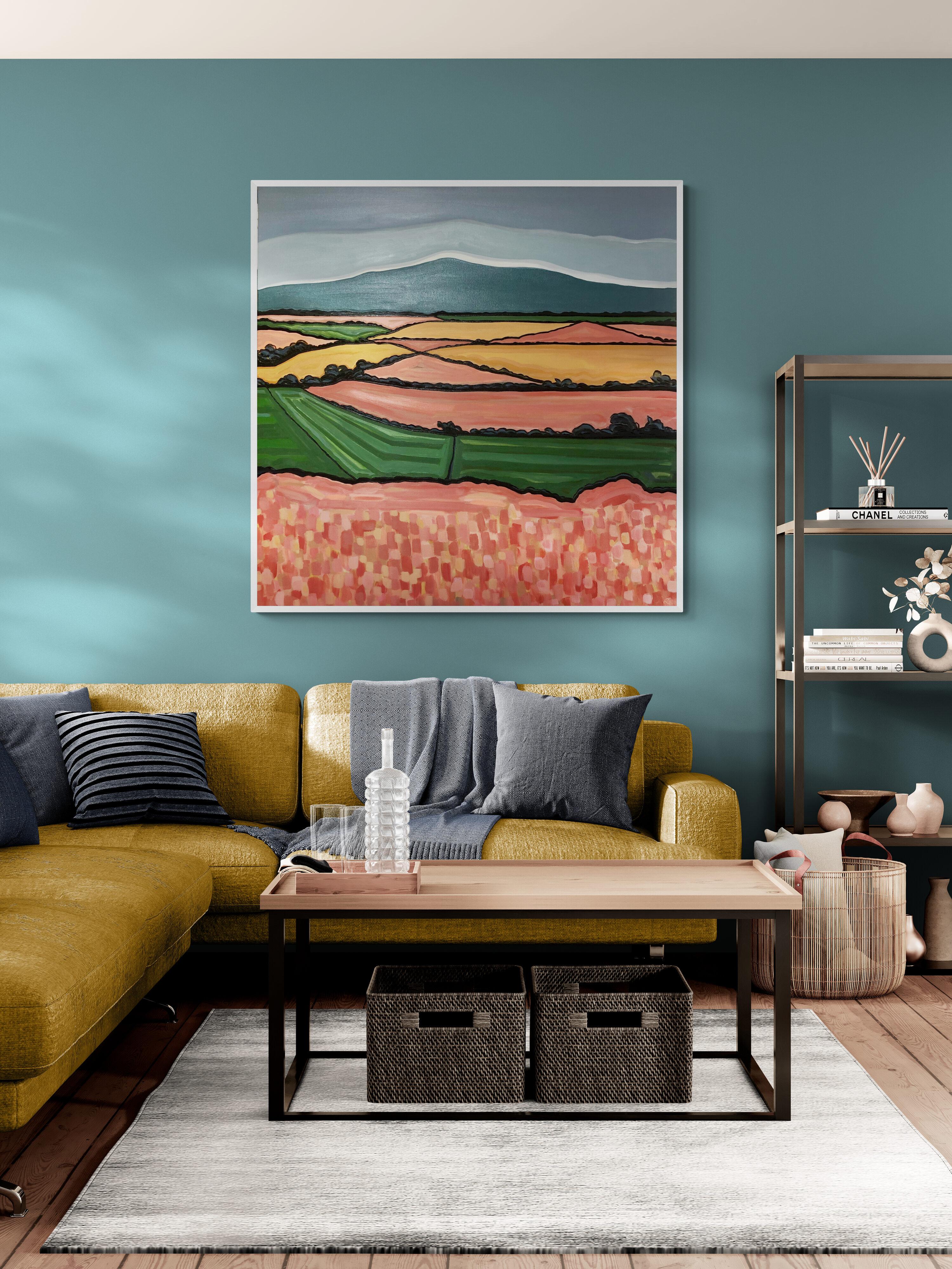 Devon Hille. N. 1 e N. 2, dittico, pittura originale, paesaggio - Painting di Alexa Roscoe