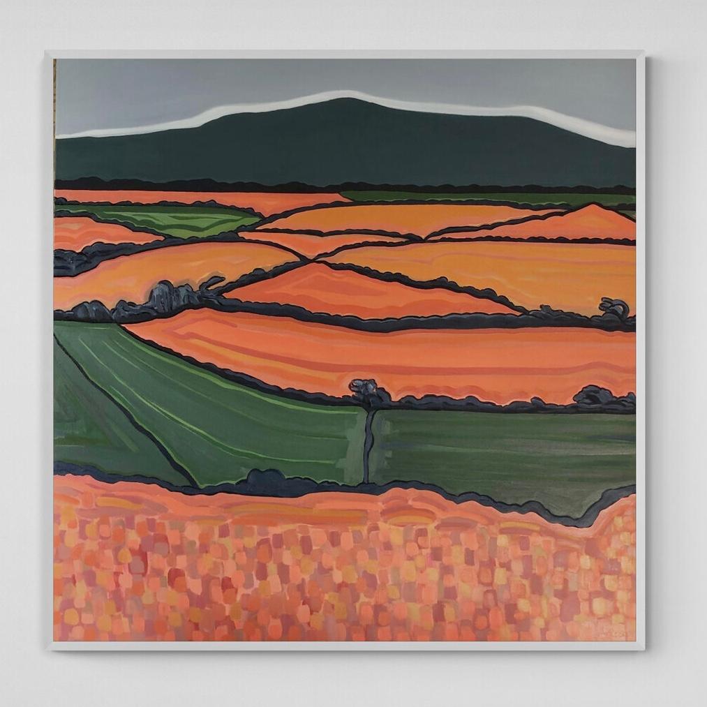 Devon Hills No2, Originalgemälde, Landschaft, Contemporary im Angebot 7