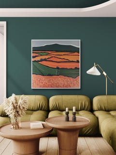 Devon Hills No2, original painting, landscape, contemporary