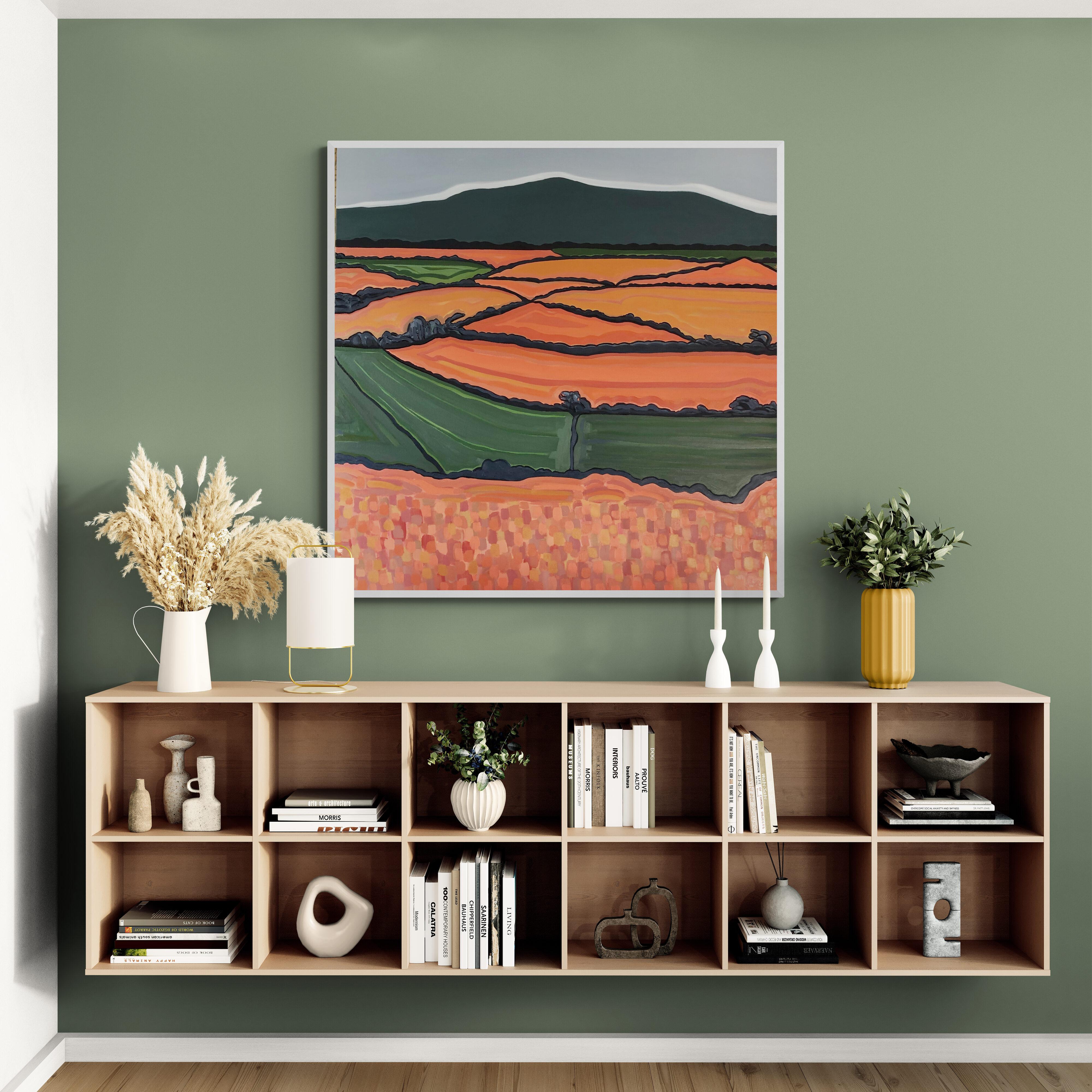 Devon Hills No2, Originalgemälde, Landschaft, Contemporary im Angebot 5