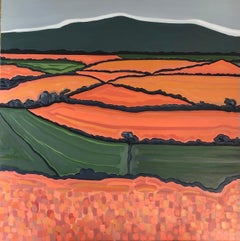 Devon Hills No2, quadro originale, paesaggio, contemporaneo