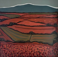 Devon Hills no.3, Abstract, Contemporary, landscape, nature