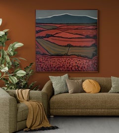« Devon Hills n° 3 » et « Walking in Devon n° 3 », diptyque, abstrait, contemporain