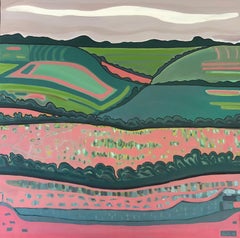 Dreamy Fields, Zeitgenössische Landschaftsmalerei