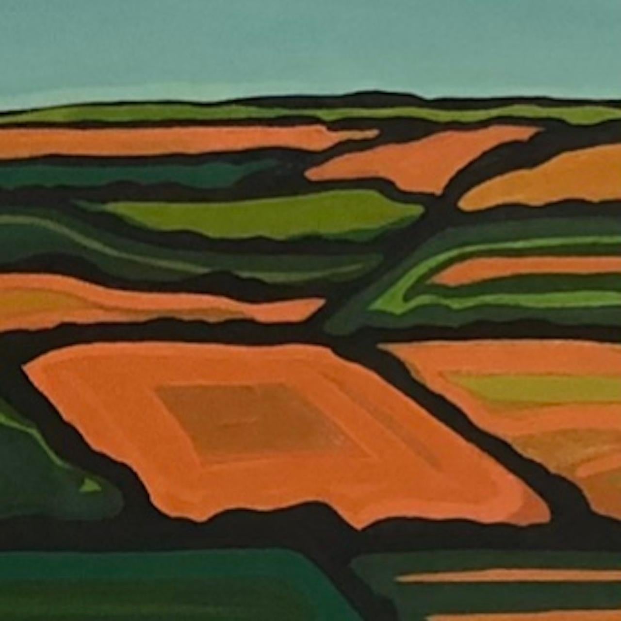 Campi sognanti n.2, Pittura originale, Hille, Paesaggio, Campi in vendita 3