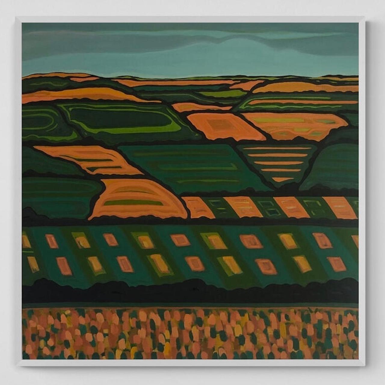 Campi sognanti n.2, Pittura originale, Hille, Paesaggio, Campi in vendita 4