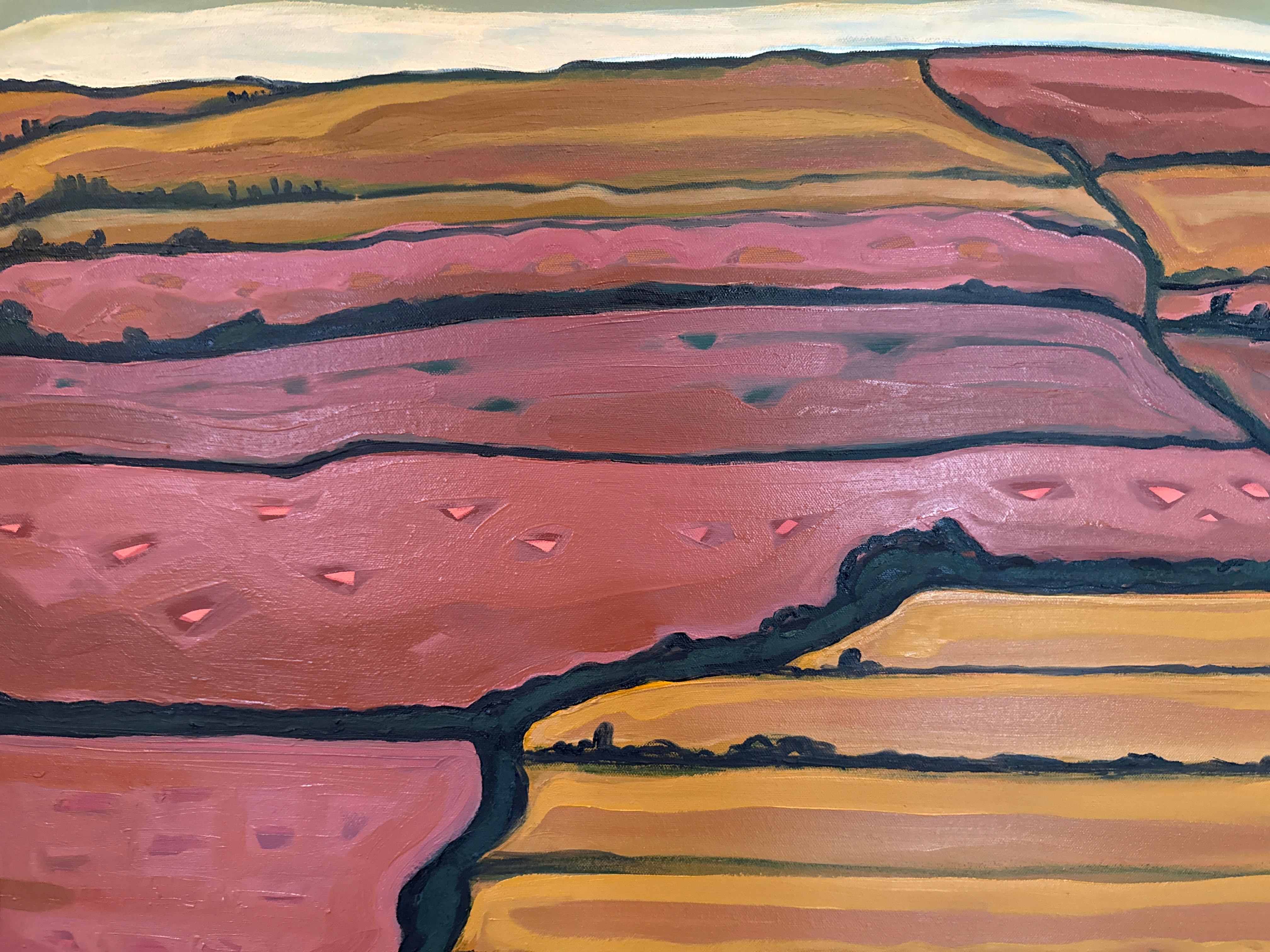 Fields of Flow no.1, Abstract, Contemporary, landscape, nature For Sale 1