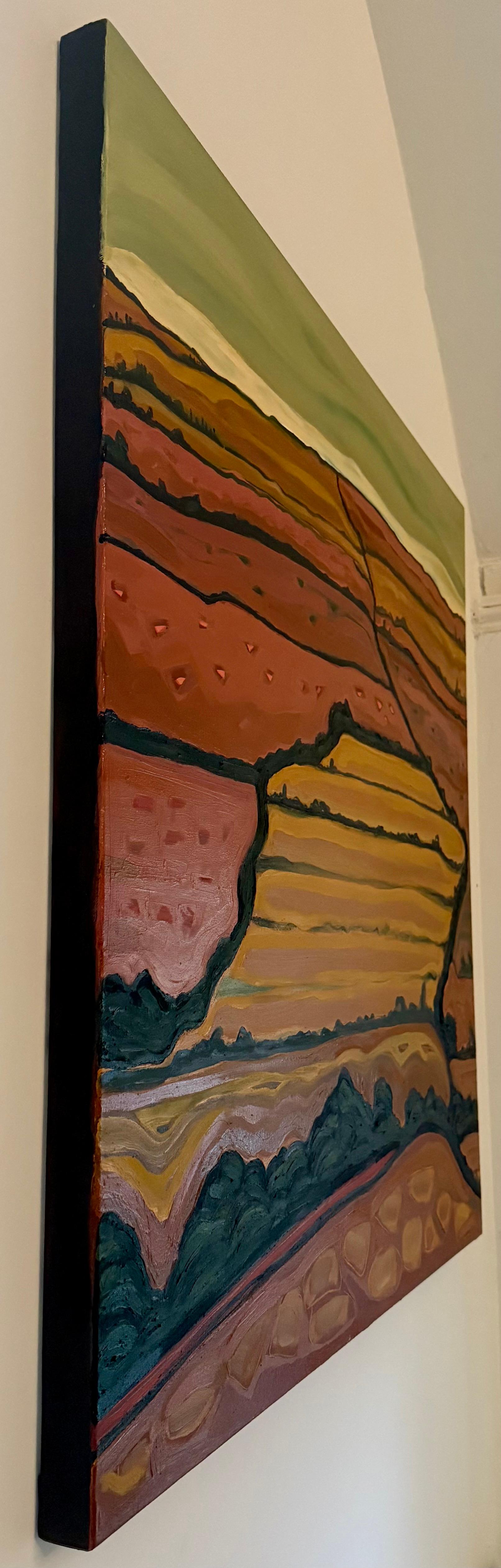 Fields of Flow no.1, Abstract, Contemporary, landscape, nature For Sale 2