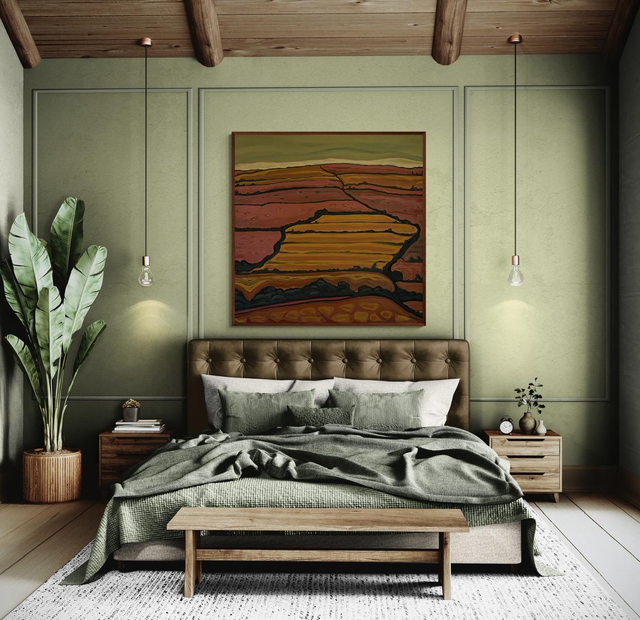 Fields of Flow no.1, Abstract, Contemporary, landscape, nature For Sale 3