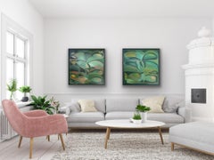 Forms and Flow no.1 & 2, diptych,  Abstract, Contemporary, landscape, nature