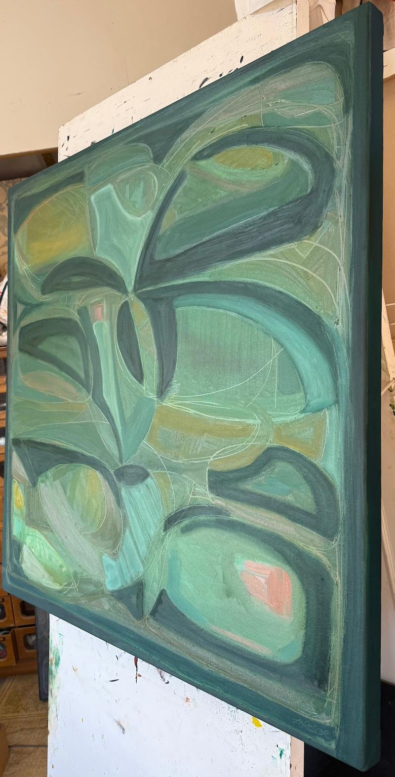 Forms and Flow no.1, Abstrakt, Zeitgenössisch, Landschaft, Natur im Angebot 1