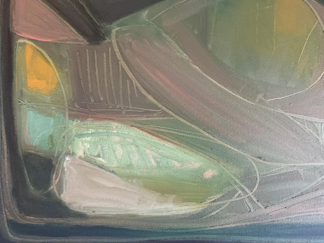 Forms and Flow no.1, Abstrakt, Zeitgenössisch, Landschaft, Natur im Angebot 2