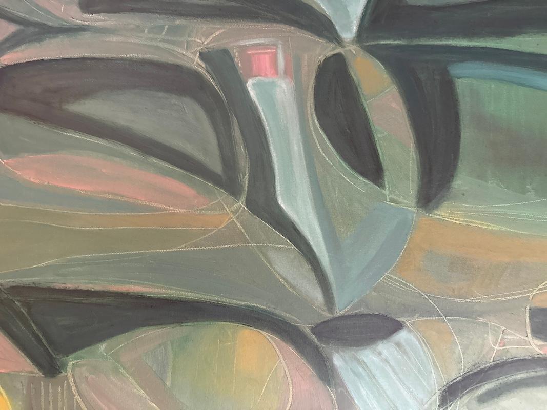 Forms and Flow no.1, Abstrakt, Zeitgenössisch, Landschaft, Natur im Angebot 3