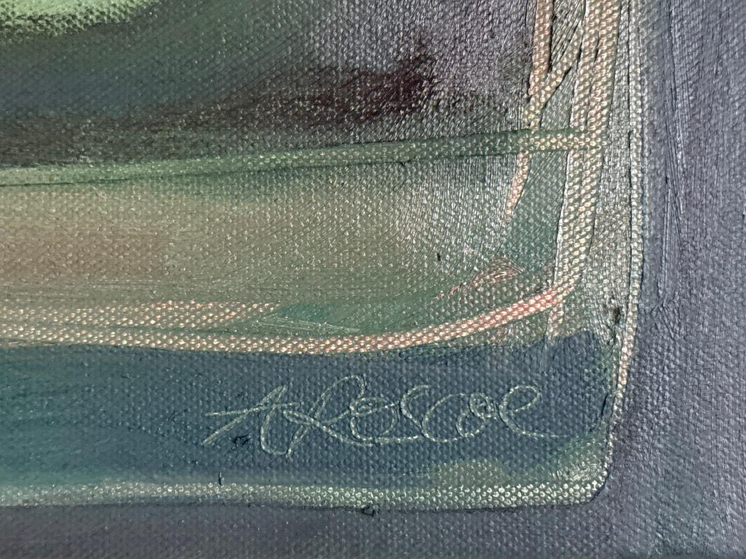 Forms and Flow no.1, Abstrakt, Zeitgenössisch, Landschaft, Natur im Angebot 6