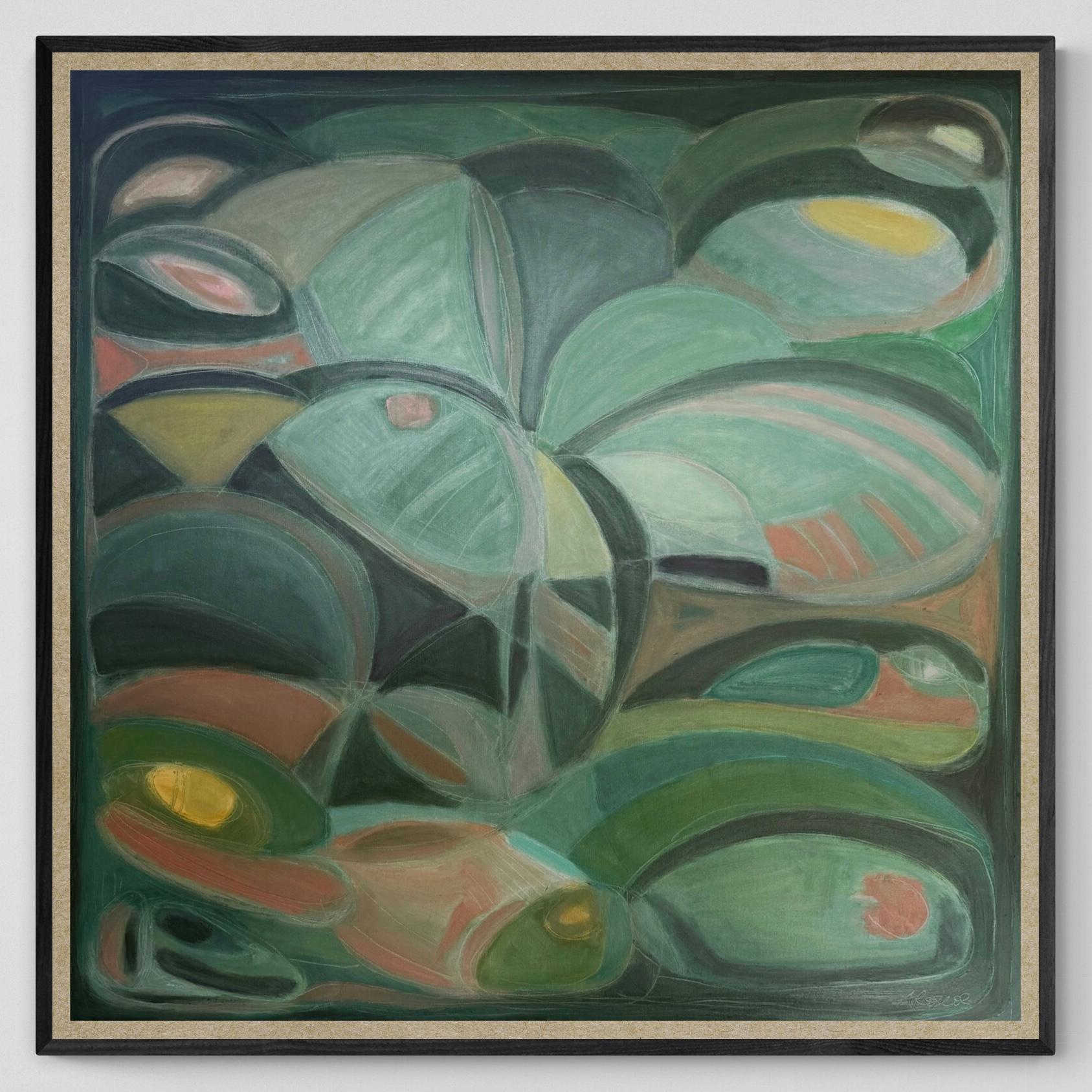 Forms and Flow no.2, Abstract, Contemporary, landscape, nature For Sale 2