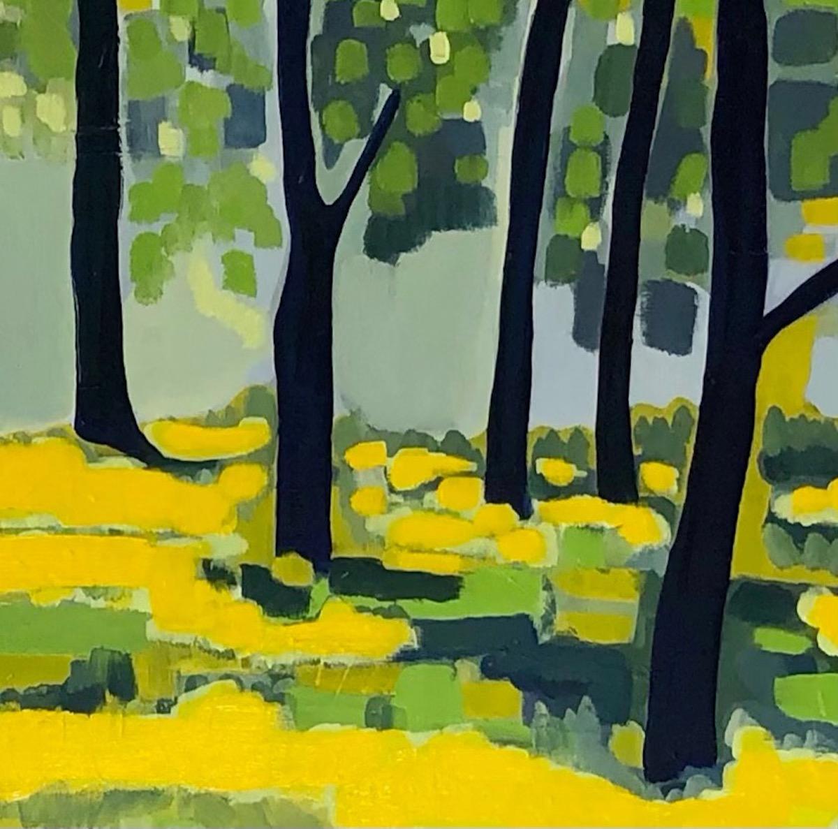 Into The Woods no.1, Alexa Roscoe, Landscape painting, Vibrant art [2022] For Sale 1