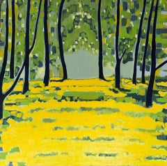 Into The Woods no.1, Alexa Roscoe, Landscape painting, Vibrant art [2022]