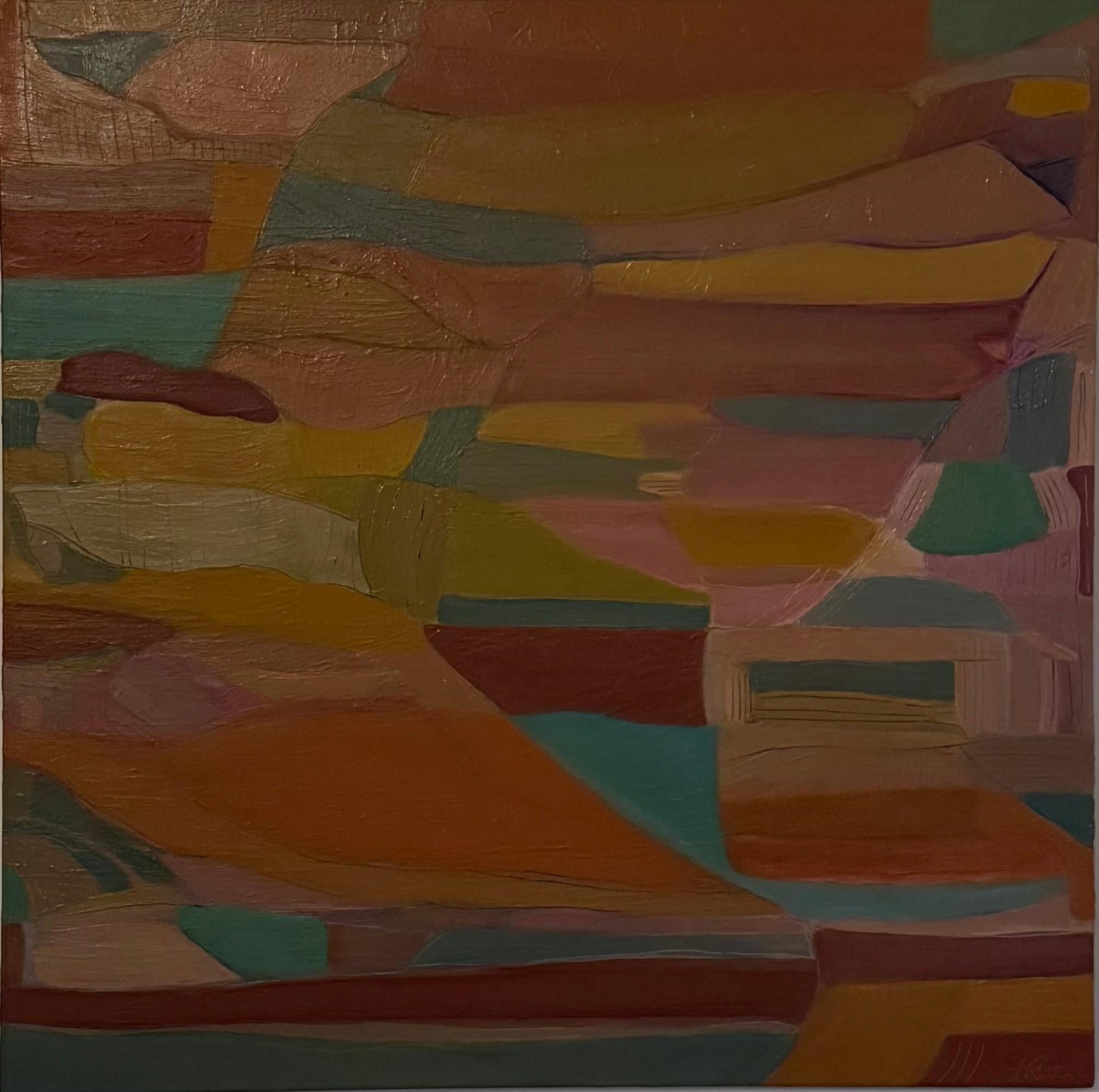 Layers and Forms no.1, Abstract, Contemporary, landscape, nature