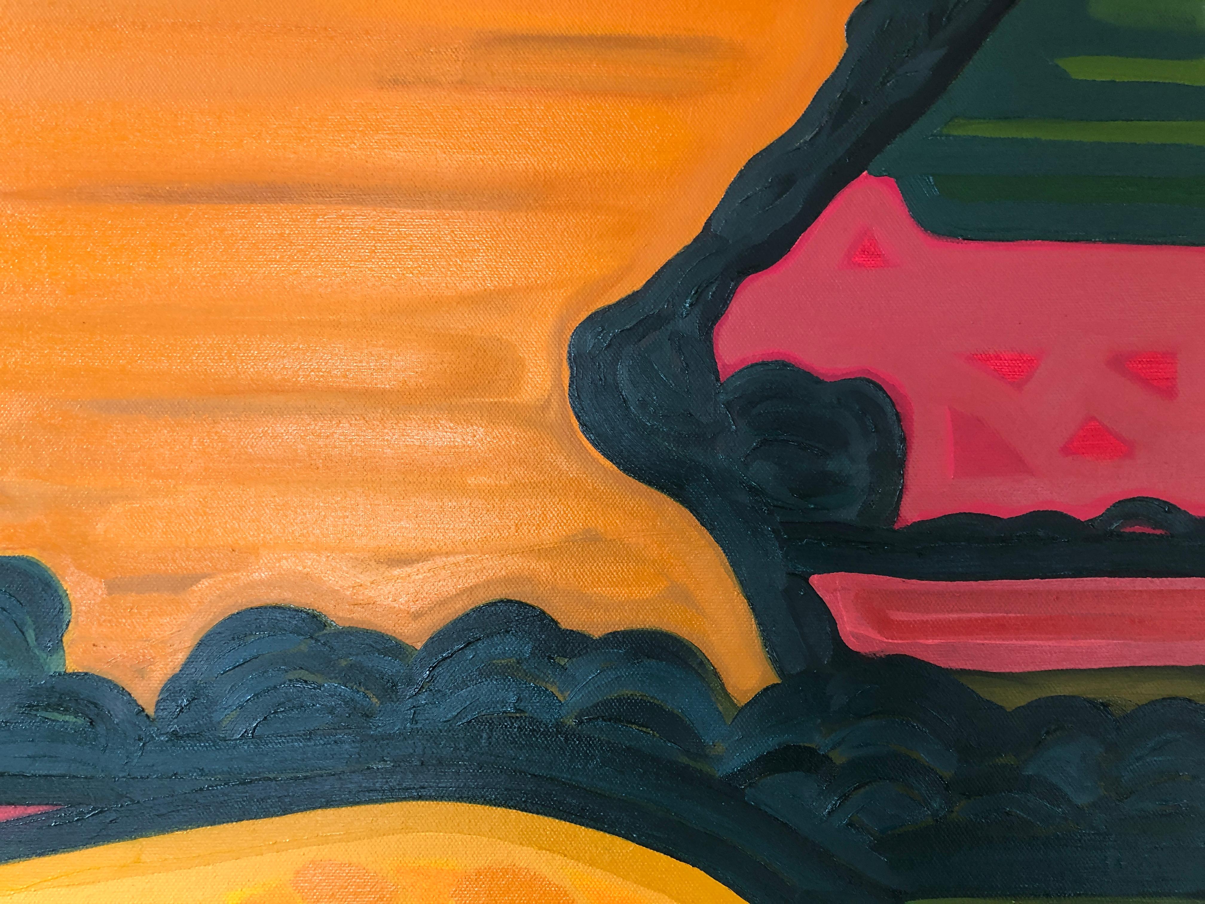 Regenbogenfelder  Nr.2, Abstrakt, Contemporary im Angebot 3